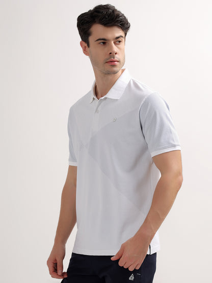 T-Shirt for Men | Breathable & Soft with Color Fastness Regular Fit Polo Neck Poly Cotton Fabric Solid Pattern
