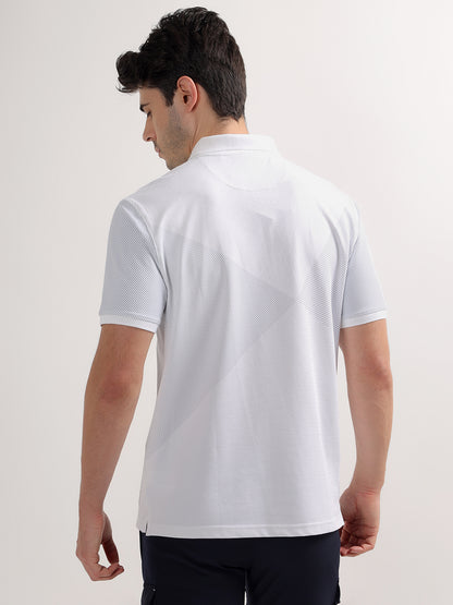 T-Shirt for Men | Breathable & Soft with Color Fastness Regular Fit Polo Neck Poly Cotton Fabric Solid Pattern