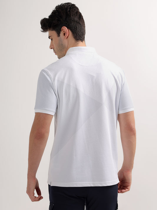T-Shirt for Men | Breathable & Soft with Color Fastness Regular Fit Polo Neck Poly Cotton Fabric Solid Pattern