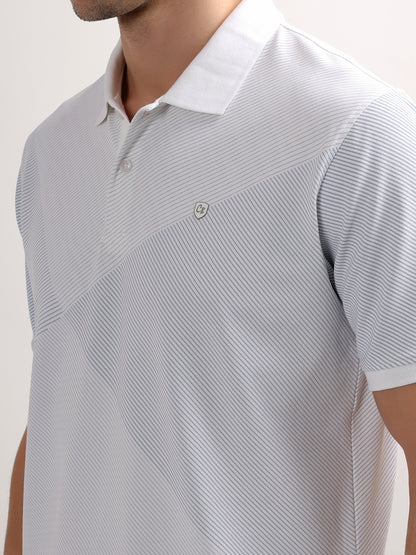 T-Shirt for Men | Breathable & Soft with Color Fastness Regular Fit Polo Neck Poly Cotton Fabric Solid Pattern