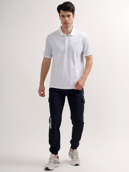 T-Shirt for Men | Breathable & Soft with Color Fastness Regular Fit Polo Neck Poly Cotton Fabric Solid Pattern