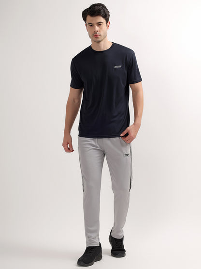 T-Shirt for Men | Breathable & Soft with Color Fastness Regular Fit Round Neck Polyester Fabric Solid Pattern