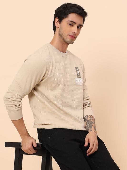 T-Shirt for Men l Breathable & Soft with Color Fastness Regular Fit Poly Cotton Fabric Printed Pattern