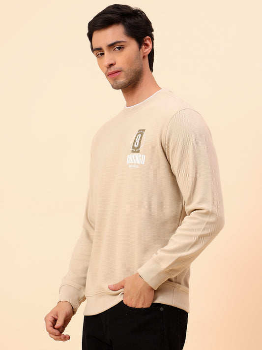 T-Shirt for Men l Breathable & Soft with Color Fastness Regular Fit Poly Cotton Fabric Printed Pattern