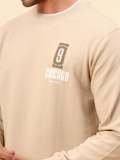 T-Shirt for Men l Breathable & Soft with Color Fastness Regular Fit Poly Cotton Fabric Printed Pattern