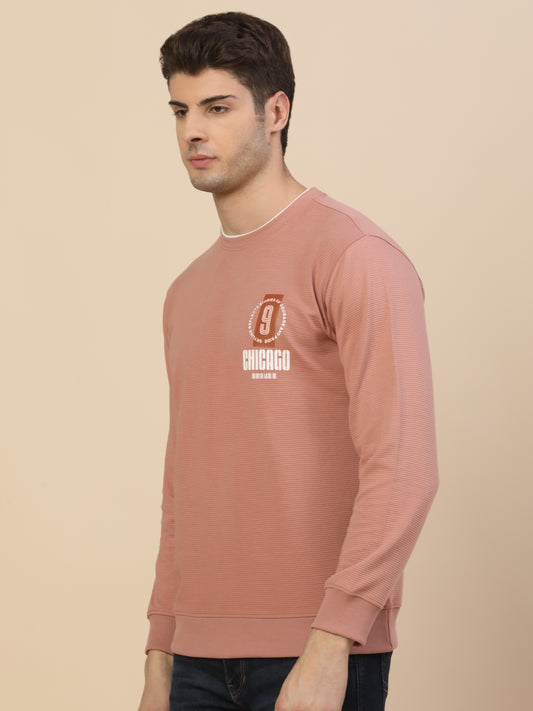 T-Shirt for Men | Breathable & Soft with Color Fastness Regular Fit Round Neck Poly Cotton Fabric Printed Pattern