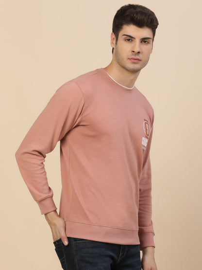 T-Shirt for Men | Breathable & Soft with Color Fastness Regular Fit Round Neck Poly Cotton Fabric Printed Pattern