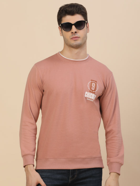 T-Shirt for Men | Breathable & Soft with Color Fastness Regular Fit Round Neck Poly Cotton Fabric Printed Pattern