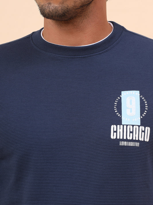 T-Shirt for Men l Breathable & Soft with Color Fastness Regular Fit Poly Cotton Fabric Printed Pattern