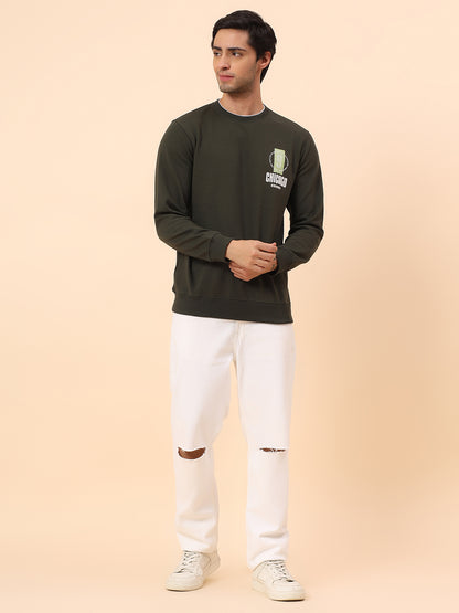 T-Shirt for Men l Breathable & Soft with Color Fastness Regular Fit Poly Cotton Fabric Printed Pattern