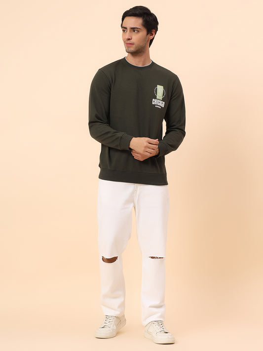 T-Shirt for Men l Breathable & Soft with Color Fastness Regular Fit Poly Cotton Fabric Printed Pattern