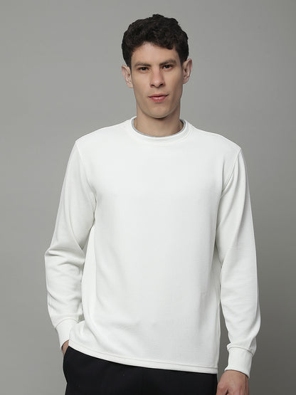 T-Shirt for Men | Breathable & Soft with Color Fastness Regular Fit Round Neck Poly Cotton Fabric Solid Pattern