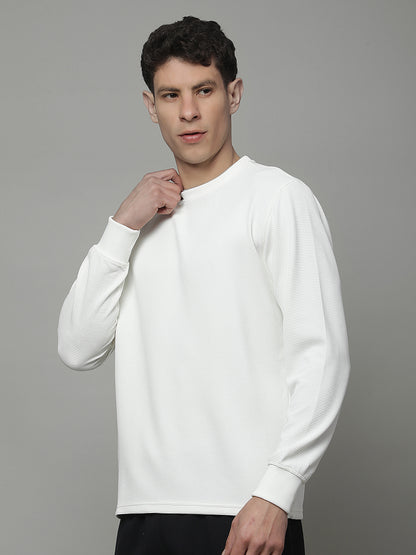 T-Shirt for Men | Breathable & Soft with Color Fastness Regular Fit Round Neck Poly Cotton Fabric Solid Pattern