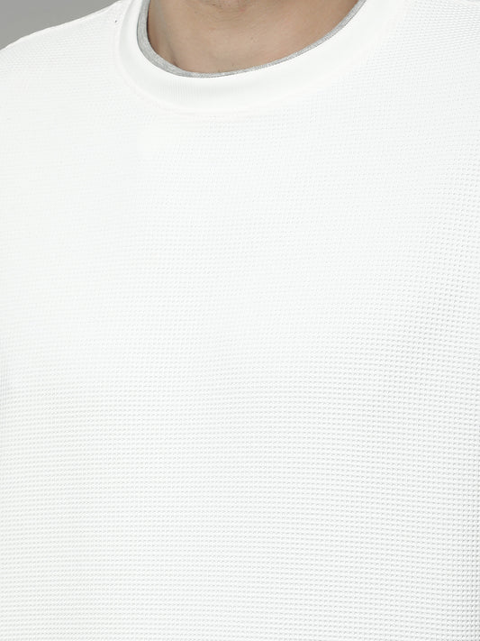 T-Shirt for Men | Breathable & Soft with Color Fastness Regular Fit Round Neck Poly Cotton Fabric Solid Pattern