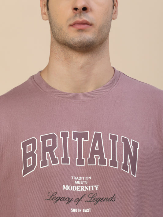 T-Shirt for Men | Breathable & Soft with Color Fastness Regular Fit Round Neck Poly Cotton Fabric Printed Pattern