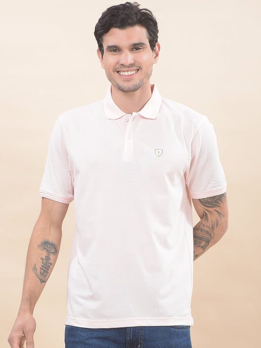 T-Shirt for Men | Breathable & Soft with Color Fastness Regular Fit Polo Neck Poly Cotton Fabric Solid Pattern