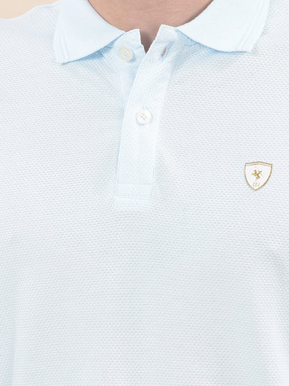 T-Shirt for Men | Breathable & Soft with Color Fastness Regular Fit Polo Neck Poly Cotton Fabric Solid Pattern