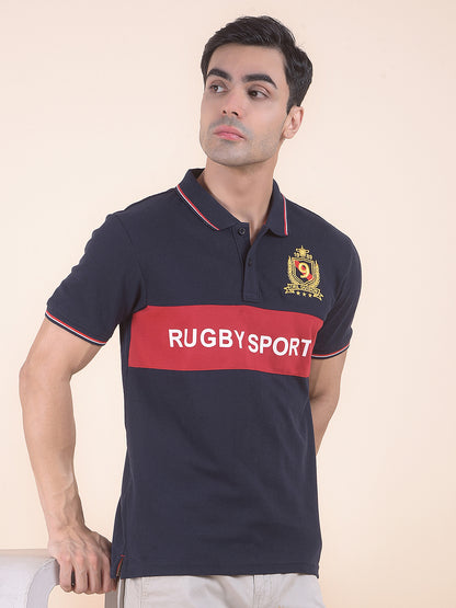 T-Shirt for Men | Breathable & Soft with Color Fastness Regular Fit Round Neck Poly Cotton Fabric Printed Pattern