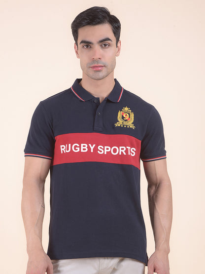T-Shirt for Men | Breathable & Soft with Color Fastness Regular Fit Round Neck Poly Cotton Fabric Printed Pattern
