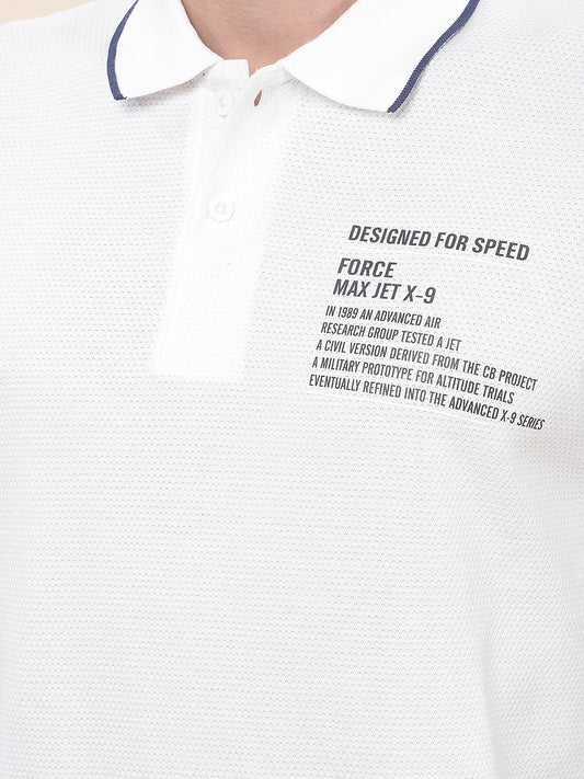 T-Shirt for Men | Breathable & Soft with Color Fastness Regular Fit Polo Neck Poly Cotton Fabric Solid Pattern