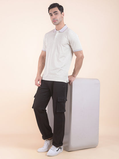 T-Shirt for Men | Breathable & Soft with Color Fastness Regular Fit Round Neck Poly Cotton Fabric Printed Pattern