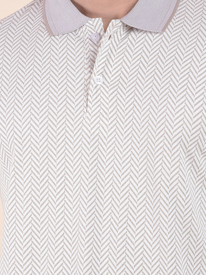 T-Shirt for Men | Breathable & Soft with Color Fastness Regular Fit Round Neck Poly Cotton Fabric Printed Pattern