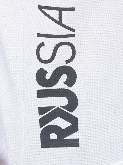 T-Shirt for Men | Breathable & Soft with Color Fastness Regular Fit Round Neck Poly Cotton Fabric Printed Pattern