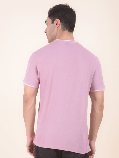 T-Shirt for Men | Breathable & Soft with Color Fastness Regular Fit Round Neck Poly Cotton Fabric Printed Pattern