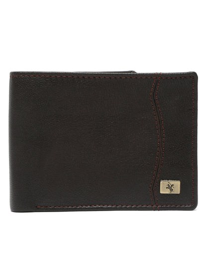 Men Brown Bifold Wallet