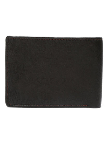 Men Brown Bifold Wallet