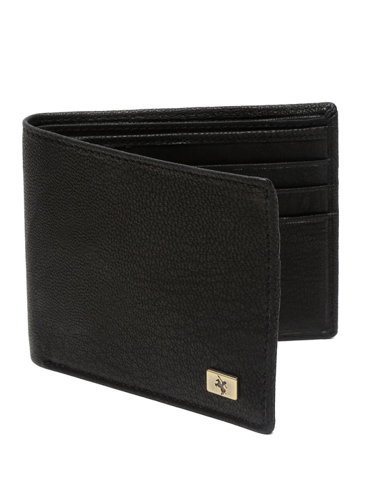 Men Black Bifold Wallet