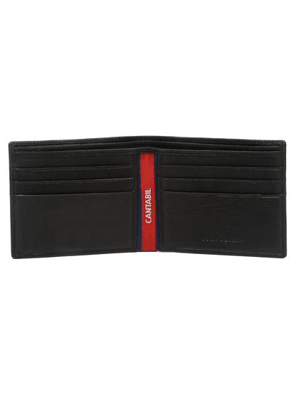 Men Black Bifold Wallet