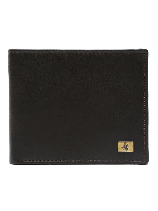 Men Brown Bifold Wallet