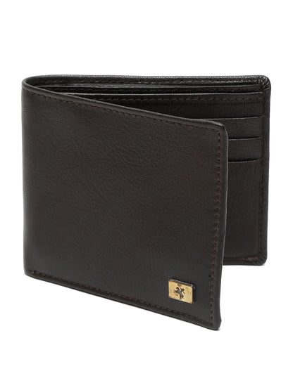 Men Brown Bifold Wallet