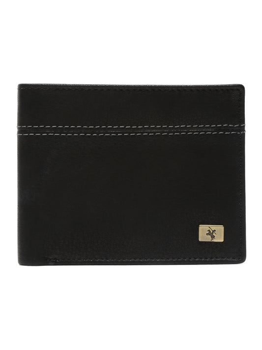 Men Black Bifold Wallet