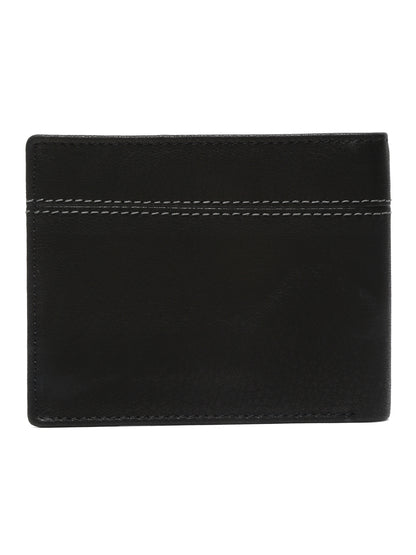 Men Black Bifold Wallet