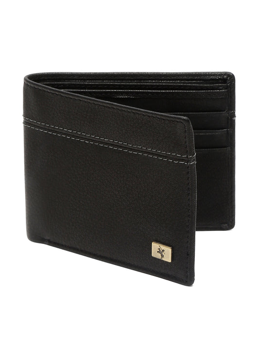 Men Black Bifold Wallet