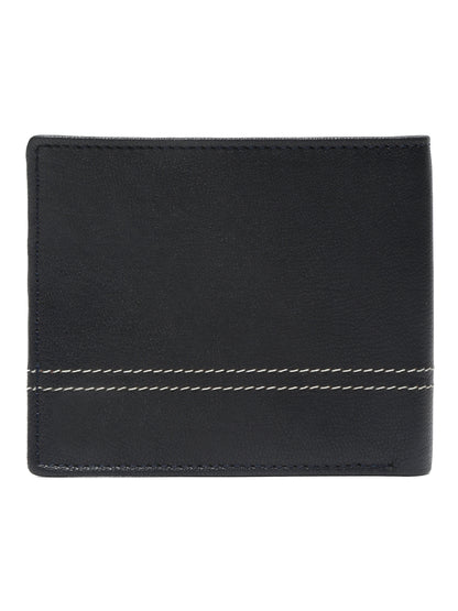 Men Blue Bifold Wallet