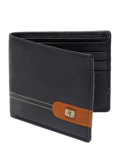 Men Blue Bifold Wallet