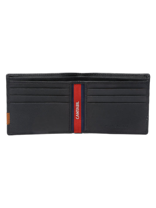 Men Blue Bifold Wallet