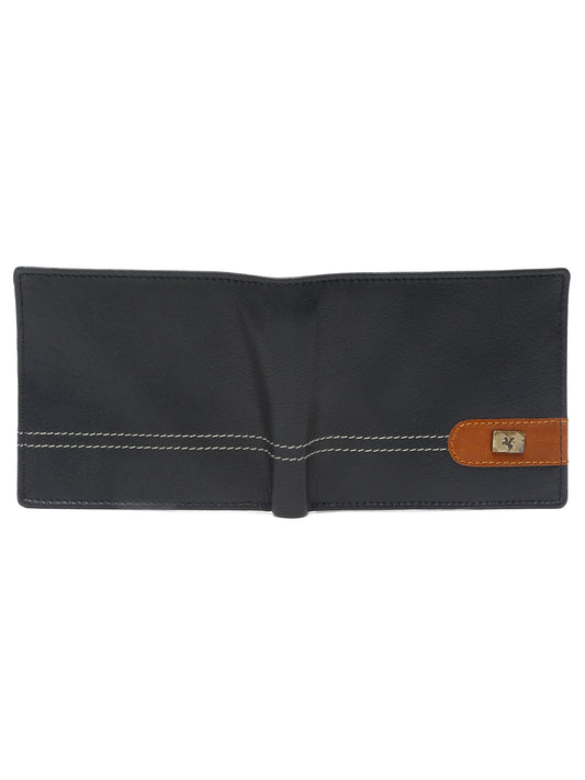 Men Blue Bifold Wallet