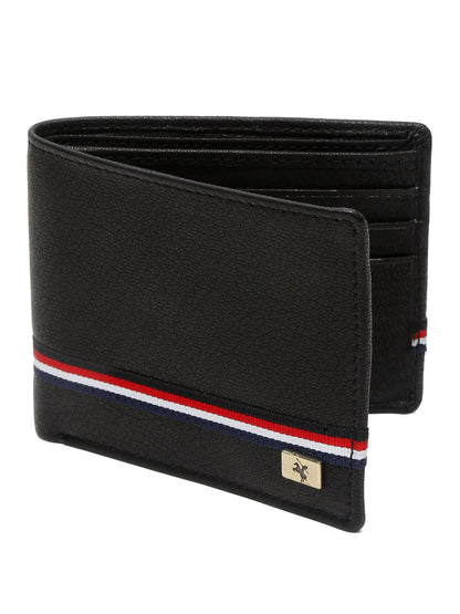 Men Black Bifold Wallet