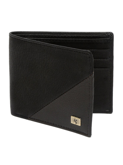 Men Black Bifold Wallet