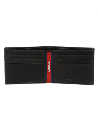 Men Black Bifold Wallet