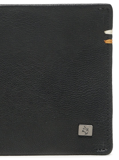 Men Black Bifold Wallet