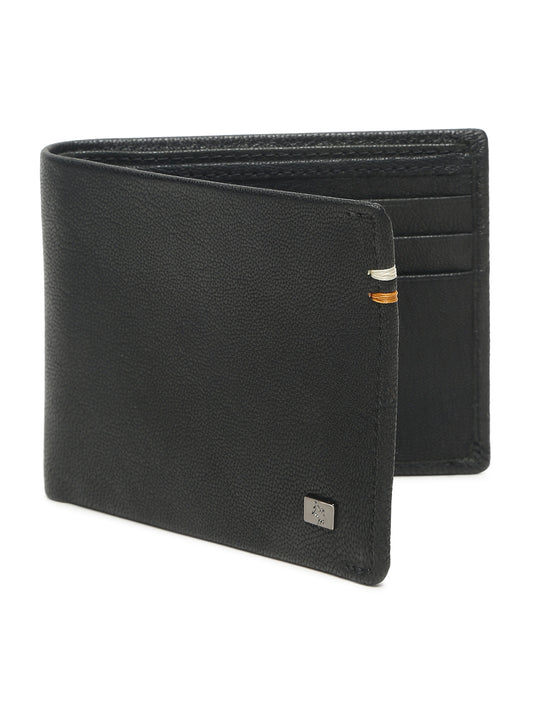 Men Black Bifold Wallet