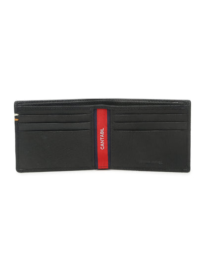 Men Black Bifold Wallet