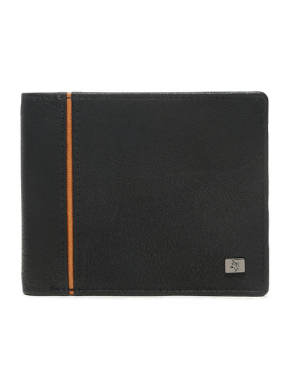 Men Black Bifold Wallet