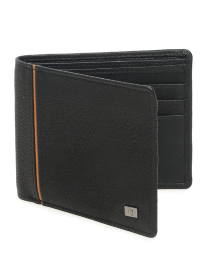 Men Black Bifold Wallet