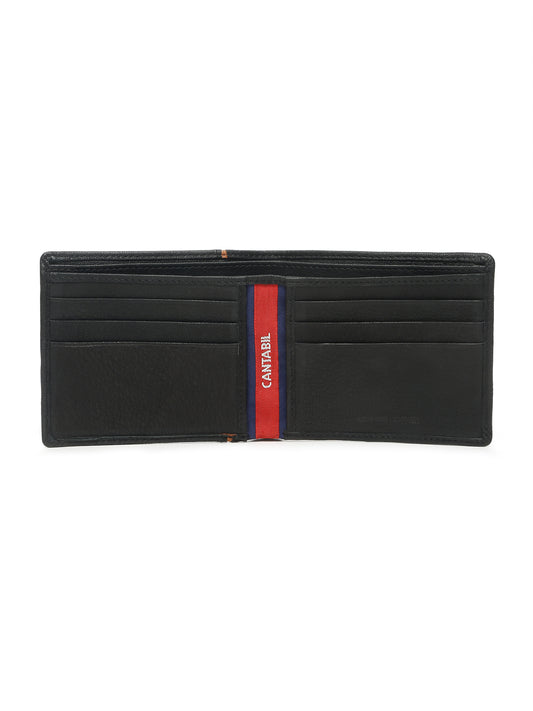 Men Black Bifold Wallet